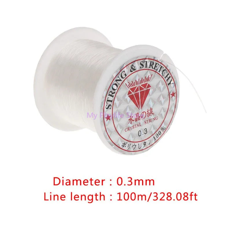 Aquarium Fish Tank Moss Line Binding Ultrathin Crystal Line 100m 0.3mm Aquatic Plants Wood Floating Water Grass Accessories Zpaxo