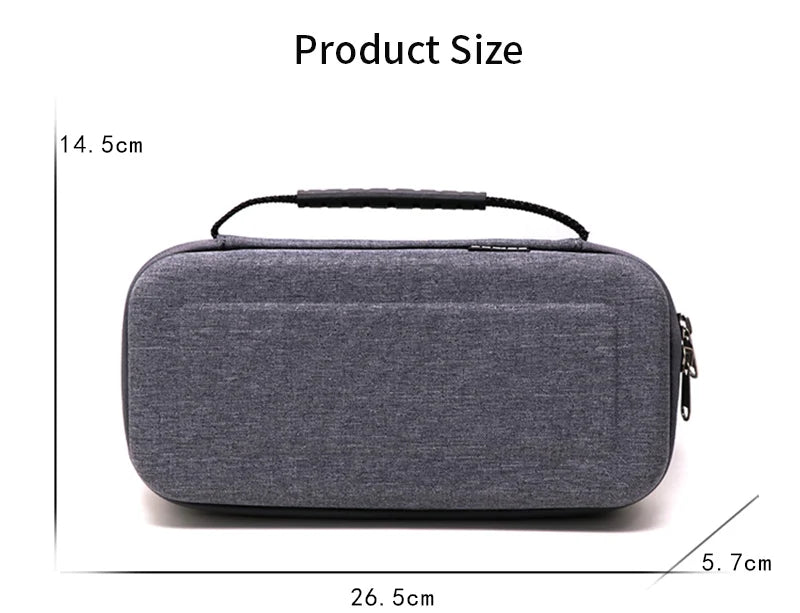 Quanlity Grey Hard Bag Storage Travel Carry Pouch Case Protective Zpaxo