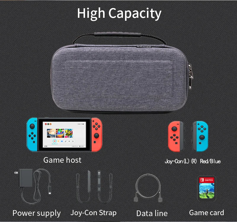 Quanlity Grey Hard Bag Storage Travel Carry Pouch Case Protective Zpaxo