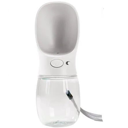 Portable Pet Cups Drinking Bottle Dog Cat Health Feeding Bottles Zpaxo WHITE 550ml