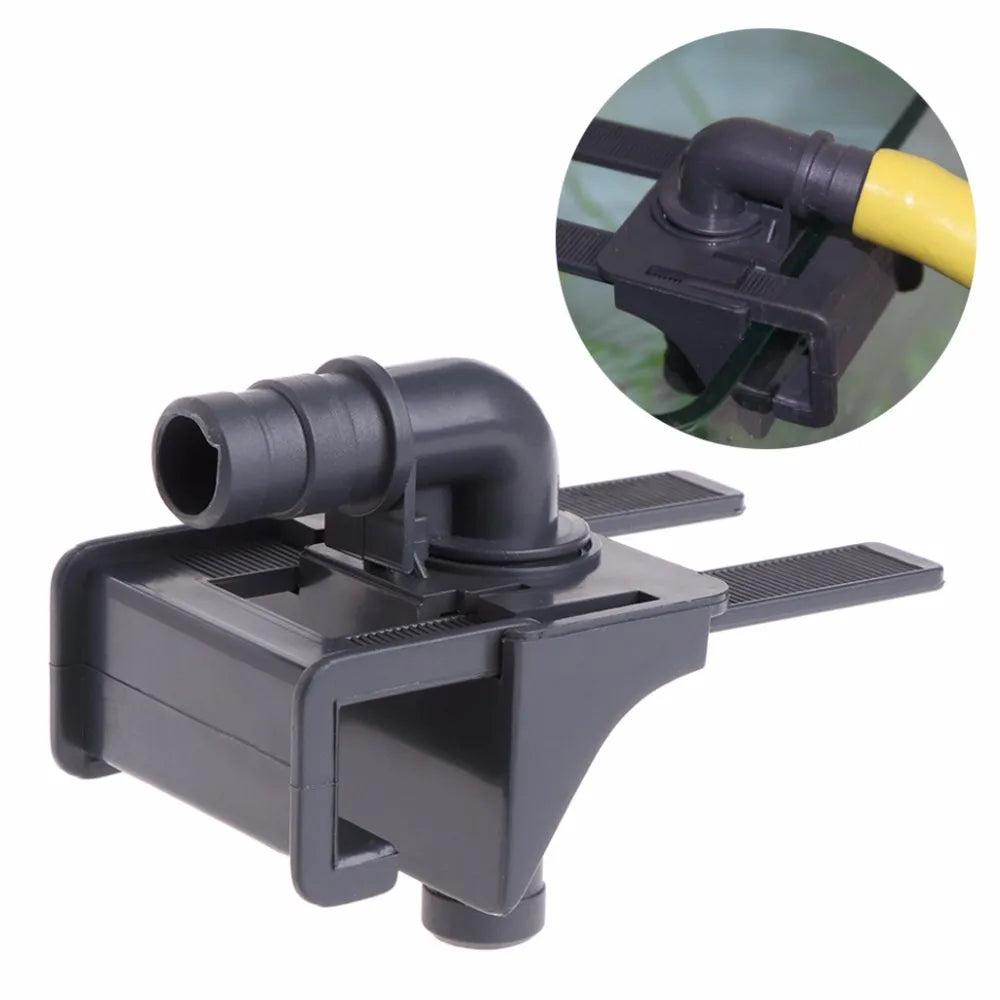 Aquarium Water Pipe Connector Fish Tank Mount Holder Inflow Outflow Stretchable Aquarium Accessories Zpaxo