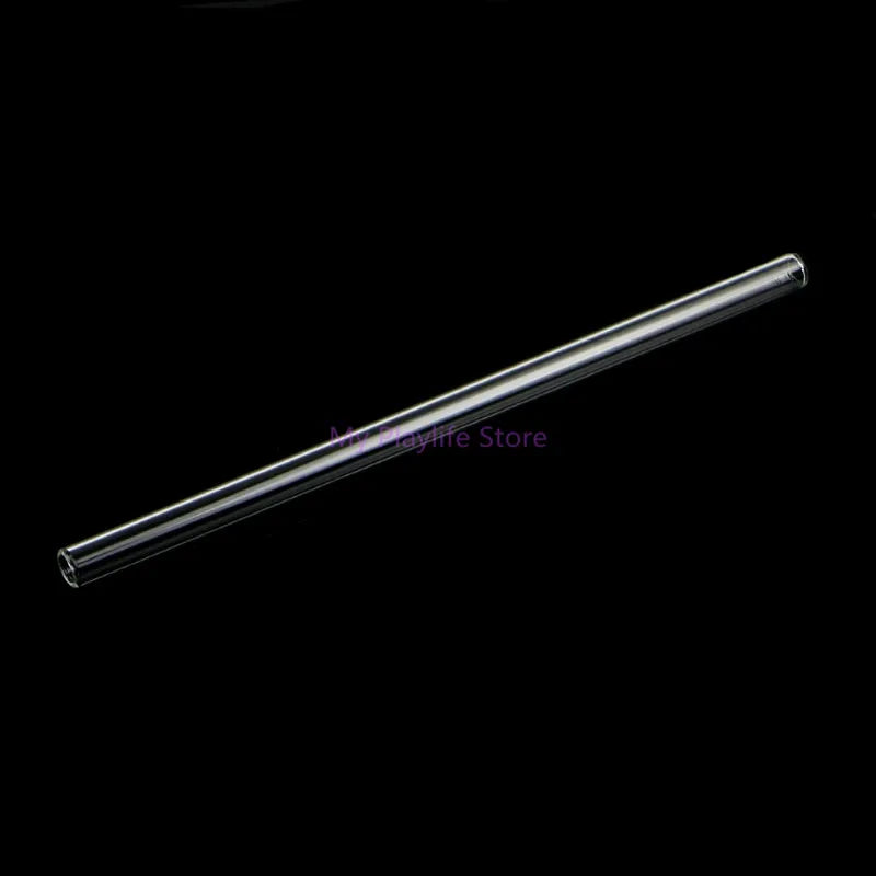 1Pc 6-12inch Reusable Wedding Birthday Party Supplies Clear Glass Drinking Straws Thick Straws Bar Accessories Zpaxo
