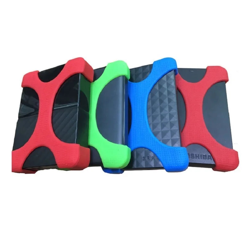 2TB 3TB 4TB 5TB Hard Drive Protector Cover Silicon Rubber Case Zpaxo 2 Pcs Yellow