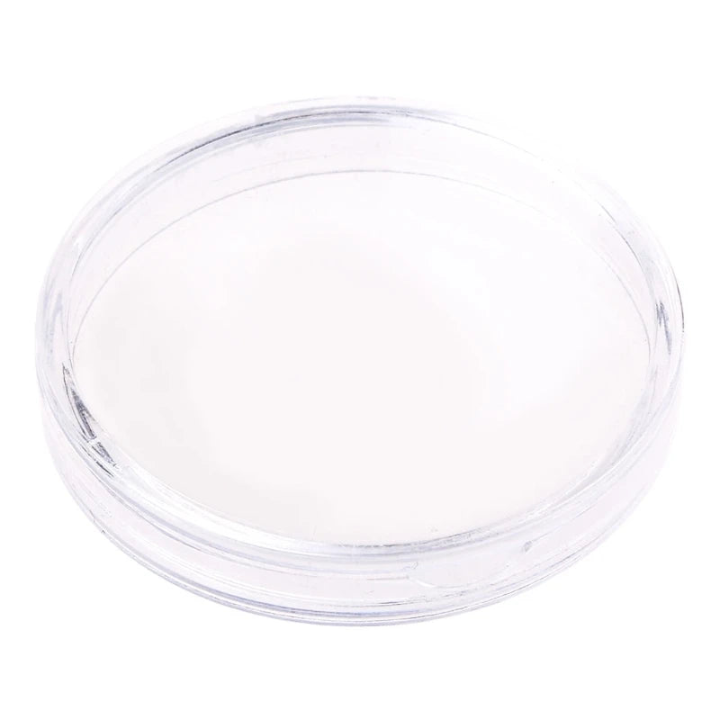 40.6mm Clear Plastic Round Coin Holder Capsule Direct Fit For 1oz American Silver Eagles Protective Cover Zpaxo
