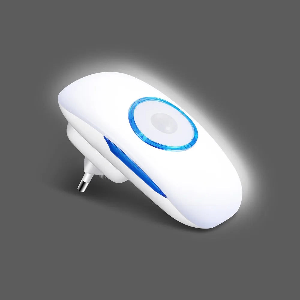 AC 90-260V 3.6W LED Body Motion Sensing Bright Night Lighting Auto Human Induction Sensor Lamp Lights US EU PLUG availble Zpaxo EU plug
