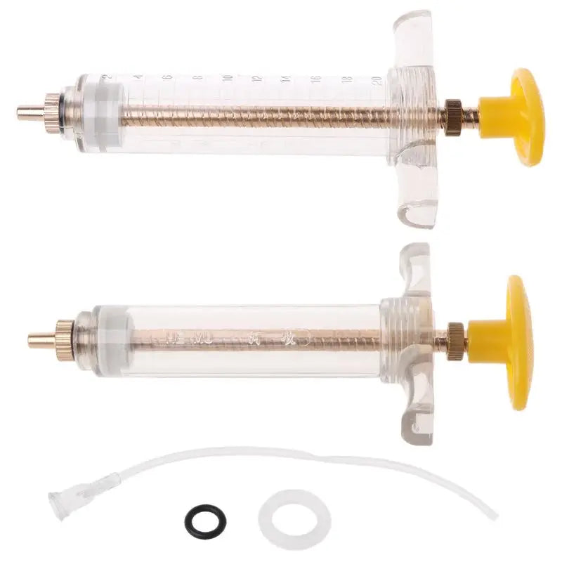 10/20ml Parrot Chick Feeder Copper Head Syringe Hose Birds Feeding Syringe Injector Supplies Bird Feeders Zpaxo