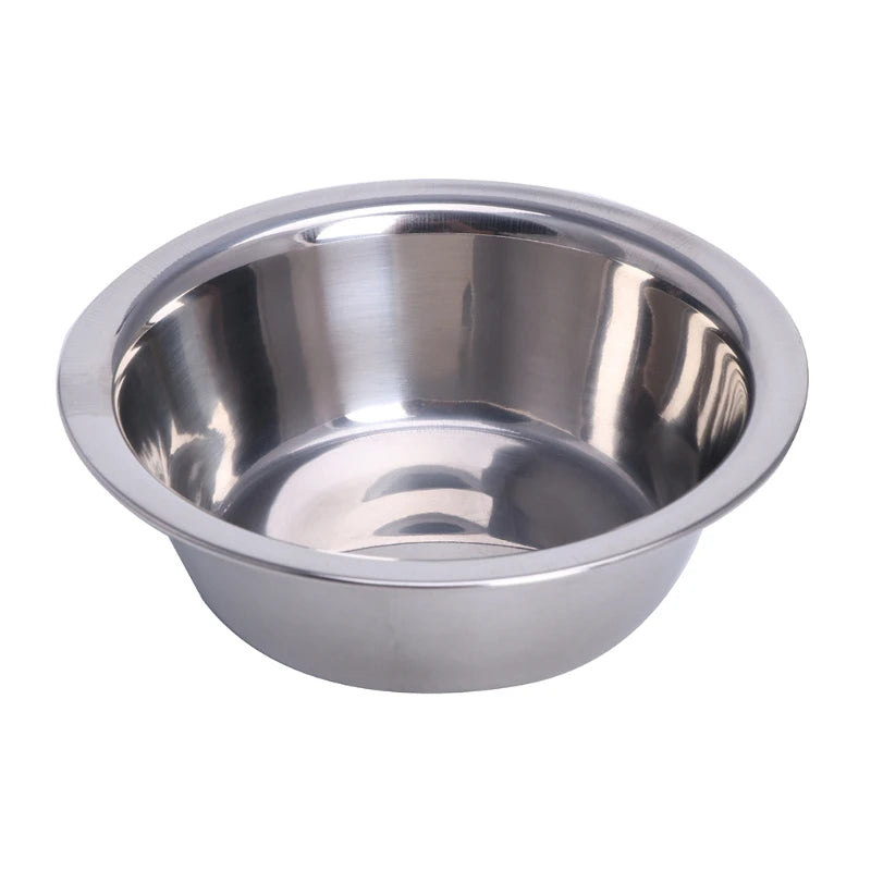 Dog Bowl Stainless Steel Double Pet Bowls Travel Water Food Feeding