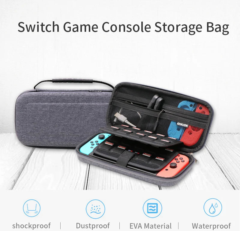 Quanlity Grey Hard Bag Storage Travel Carry Pouch Case Protective Zpaxo