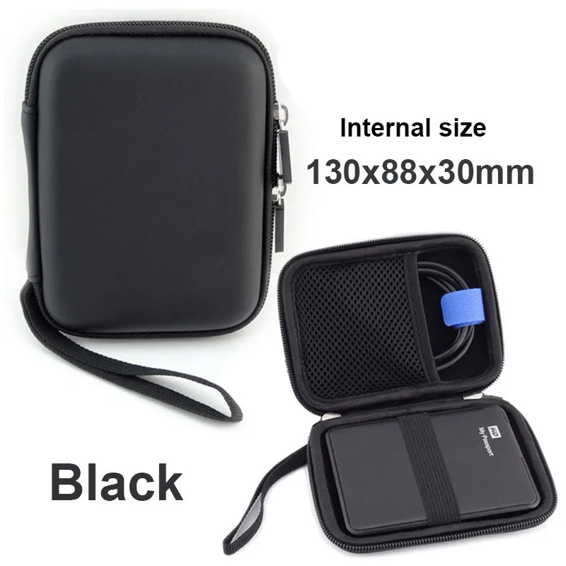 External Hard Drive Disk Portable Zipper Case Bag Pouch Protector 2 5 Zpaxo