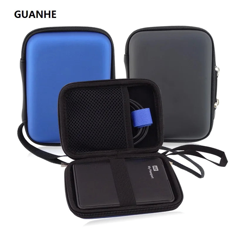 GUANHE 2 5 Hard Drive Cases Bag Shockproof Waterproof HDD Seagate Zpaxo
