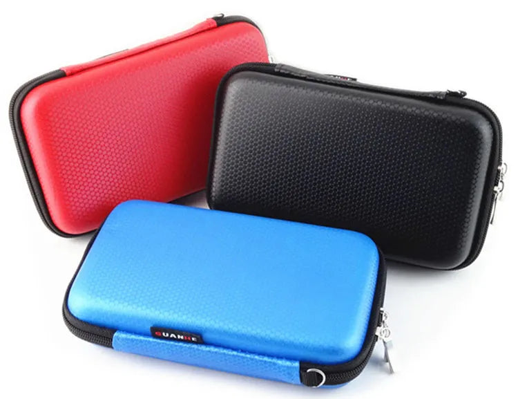 GUANHE External Hard Drive Case Bag Western Digital My Passport Zpaxo Red