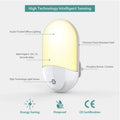 Light Sensor Control Mini LED Night Light for Dark Night Children Bedroom Bedside Lamp with EU/US/UK Plug Baby Sleeping Light Zpaxo US plug
