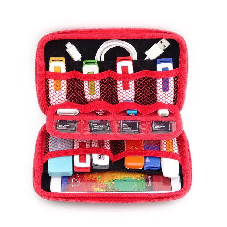 GUANHE Portable Electronic Gadgets Bag HDD Phone USB Cable U Disk SD Zpaxo