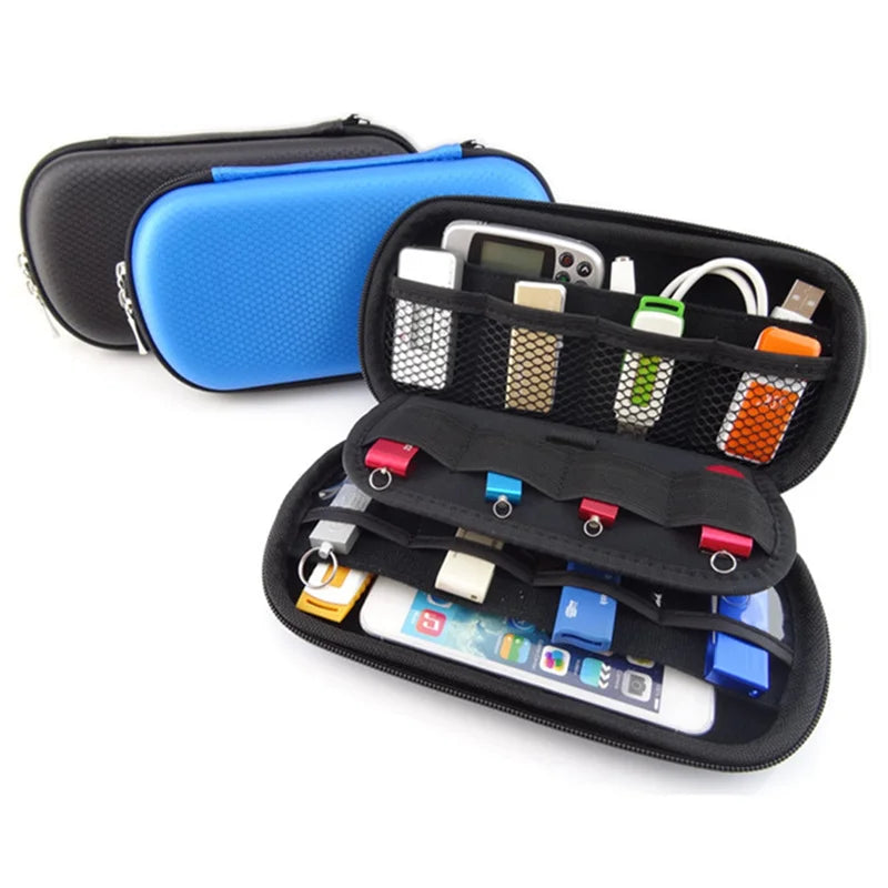 GUANHE HDD Digital Gadget Travel Storage Bag U Disk USB Data Cable SD Zpaxo