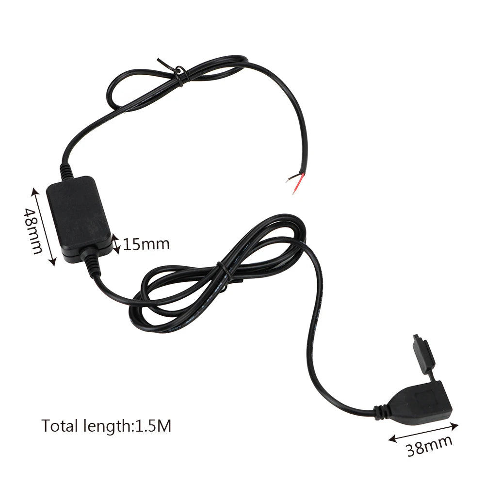 Motorcycle USB Socket Power Supply Socket for Phone GPS Motorbike Handlebar Charger USB Converter DC 5V 2A Adapter USB Port Zpaxo