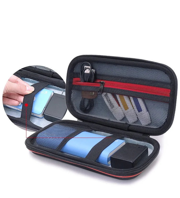Storage Organizer Hard Drive Power Bank Adapter Accessories Phone Bag Zpaxo