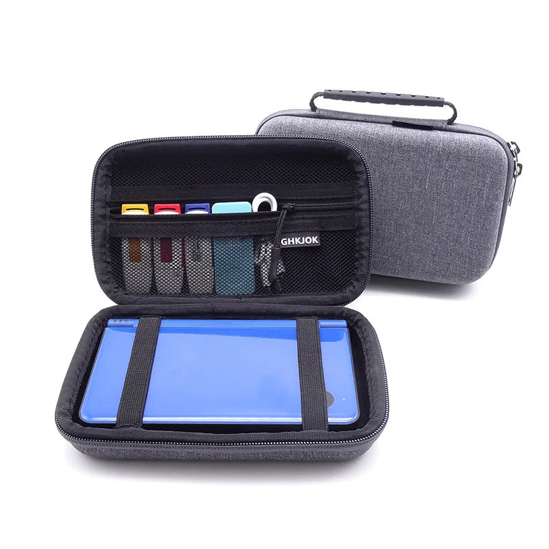 Power Bank Hard Drive Disk Storage Carrying Case Bag Nintendo Zpaxo Grey