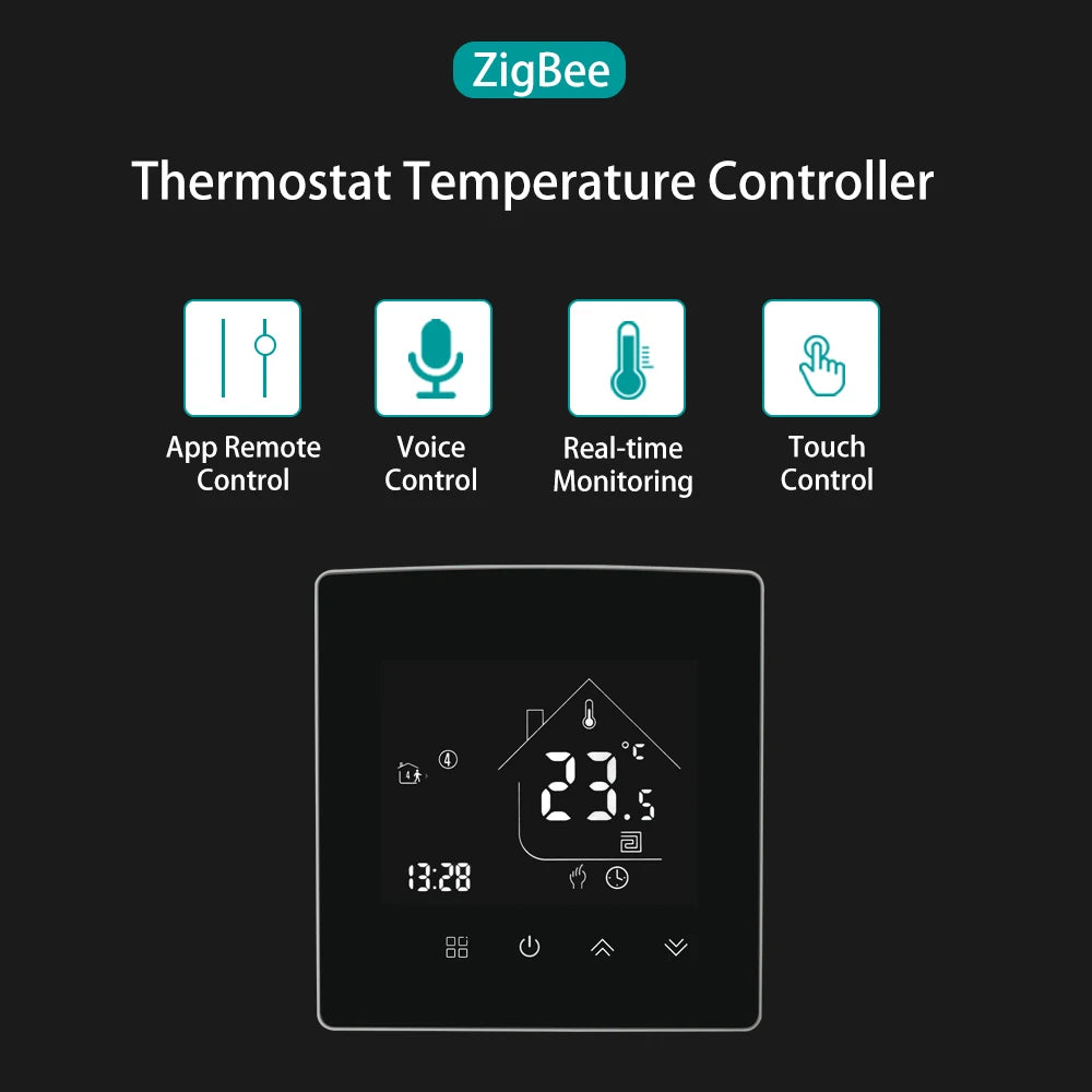 ZigBee Thermostat Temperature Controller Water/Electric Floor Heating Gas Boiler GA/GB 25A/GC Smart Life Tuya Alexa Google Home Zpaxo