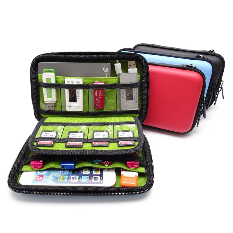 Cable Organizer Bag Headphones Case Power Bank Electronic Gadget USB Zpaxo