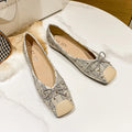 Flat Shoes Women 2021 New Spring and Autumn Pearl Fashion Pointed Casual Mujer Large Size Women's Shoes 41 42 43 Zpaxo Beige 37