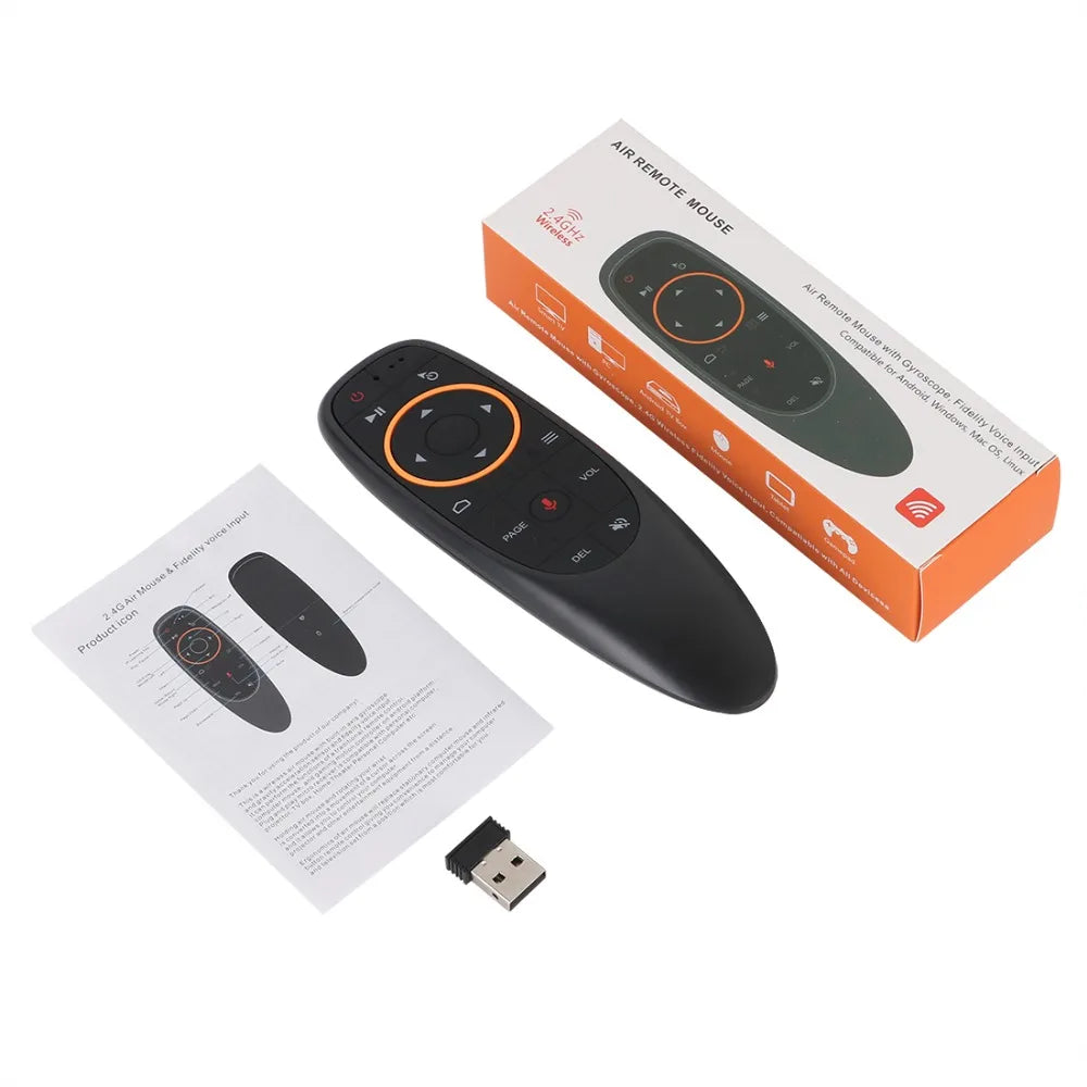 G10S Pro Voice Remote Control G10SPro BT 2.4G Wireless Air Mouse Gyroscope Backlit Smart TV Controller For Android Set-top Box Zpaxo