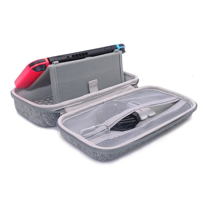 Grey Quanlity Switch Storage Bag EVA Protective Hard Case Travel Zpaxo