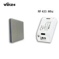 Smart Switch Light DIY Module Receiver 433 Mhz 86 Type Portable RF Wireless Relay Power Remote Control 220V Wall Panel Buttons Zpaxo 1Switch1 receiver1 China Mainland