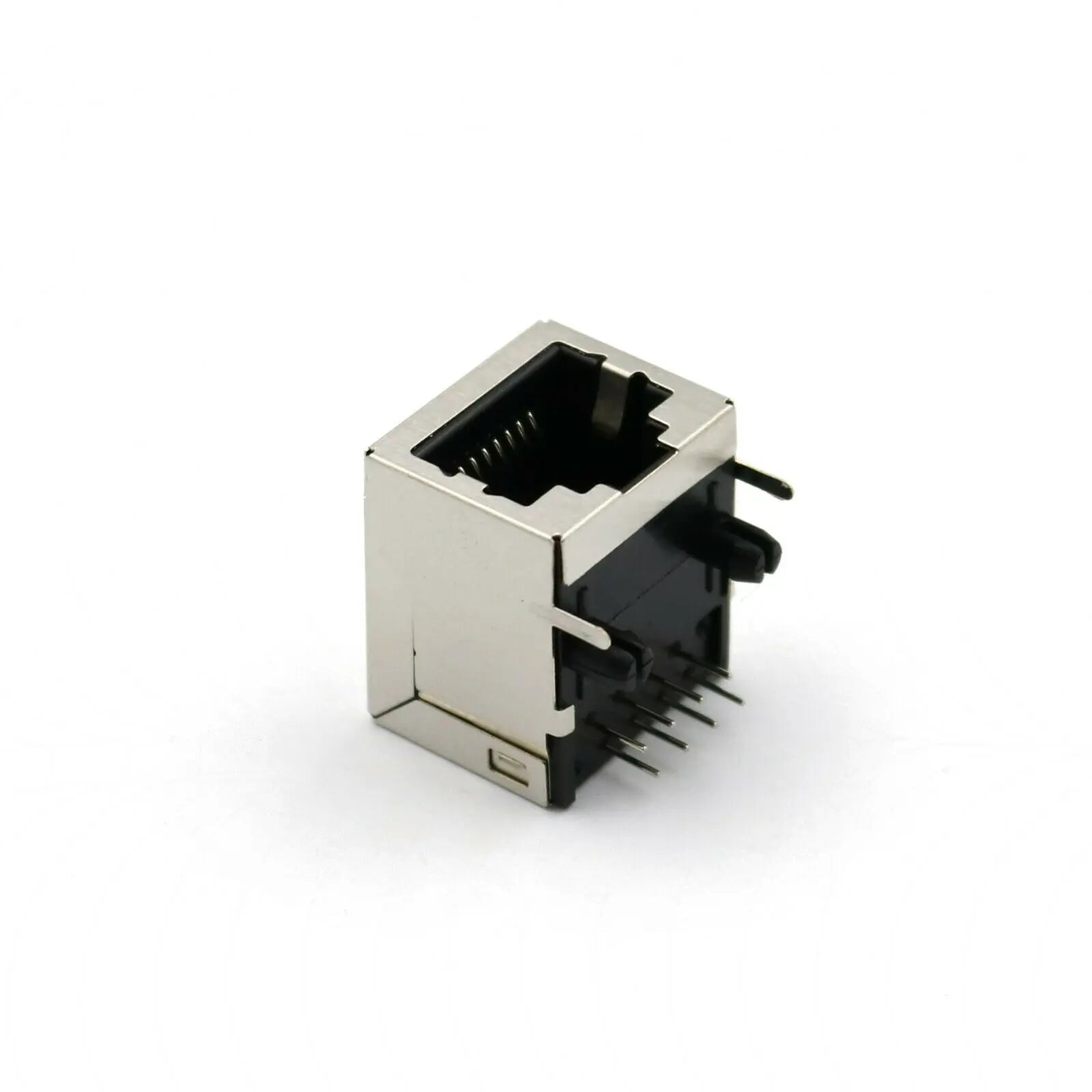 RJ45 Right Angle Ethernet 8P8C Single Network Port Female Socket PCB