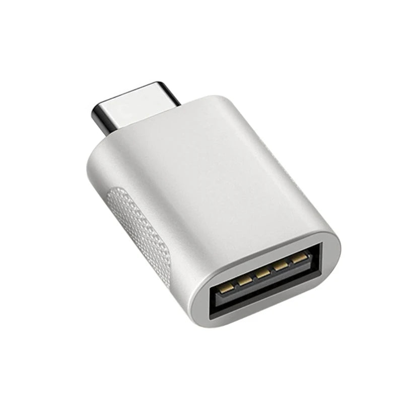USB-C USB 3 0 Adapter Type-c Female Male Macbook Air 2020 Ipad Devices Zpaxo Silver