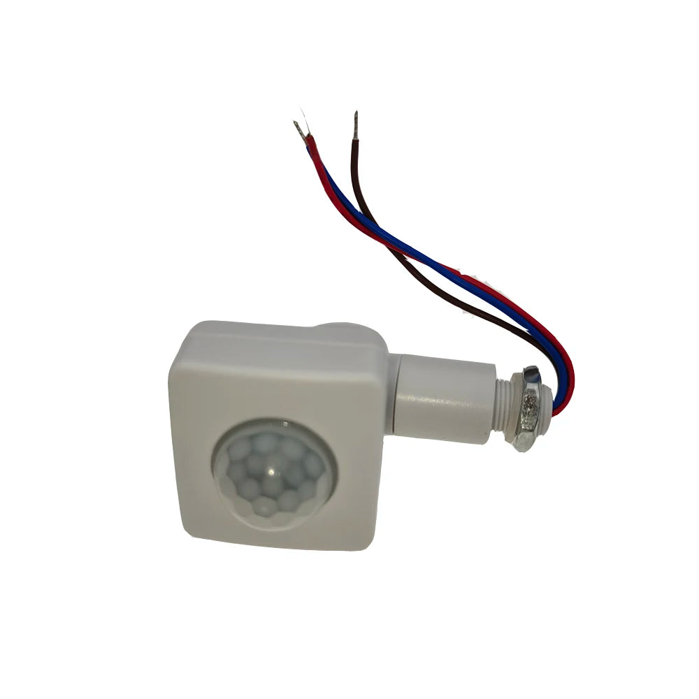 PIR Motion Sensor Outdoor Indoor Infrared Light Switch With LED Light Sensitive AC 85-265V IP65 Time Delay For Home Lighting Zpaxo