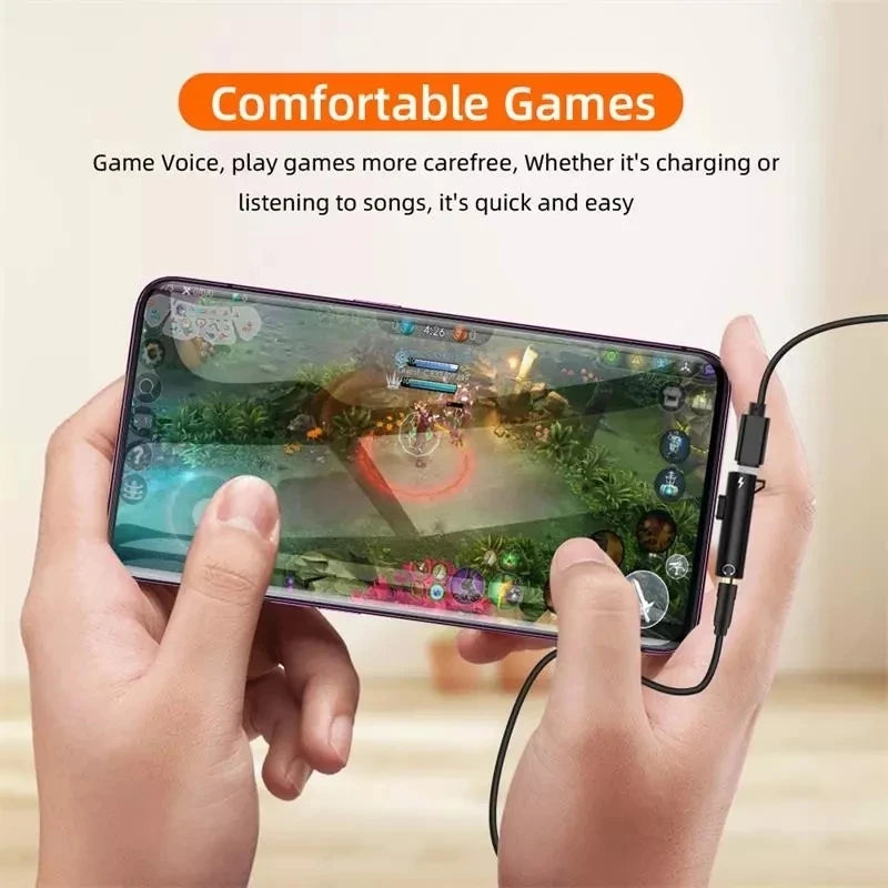 1 Audio Headphone Charging Dual Adapter Splitter Iphone XR XS X 7 8