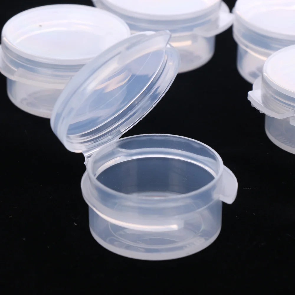 5g Clear Plastic Mini Cosmetic Sample Jars – Cream & Makeup Pots