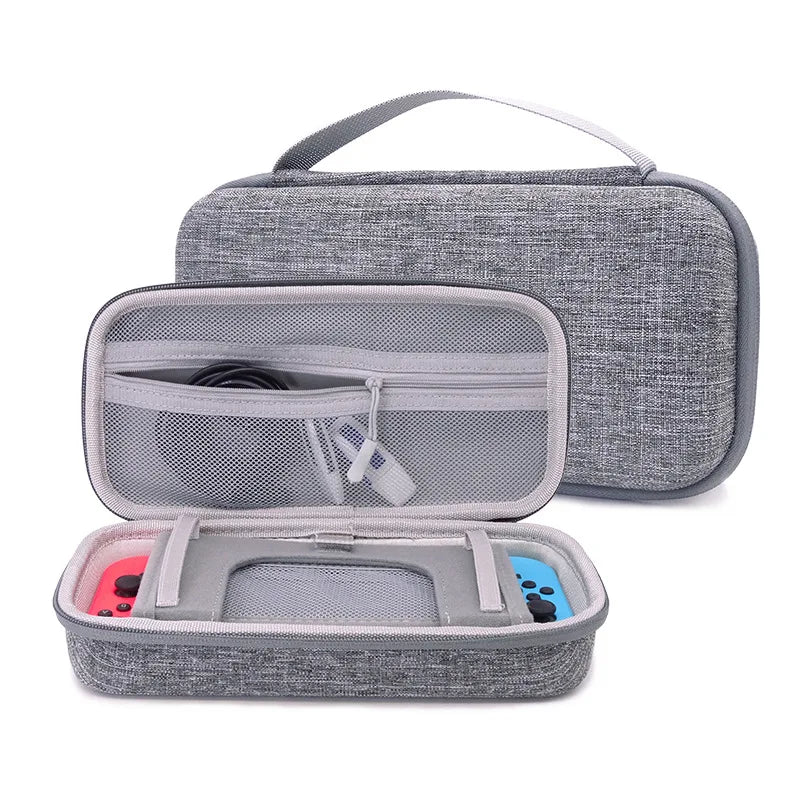 Grey Quanlity Switch Storage Bag EVA Protective Hard Case Travel Zpaxo Grey