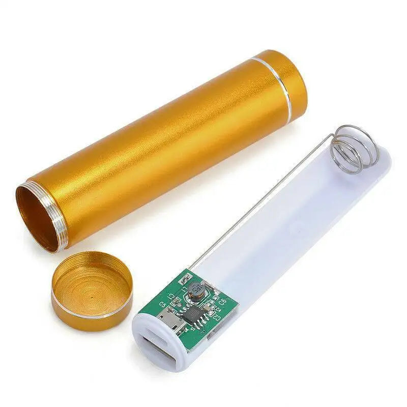 Metal USB 5V Power Bank Box 1X 18650 Battery DIY Charger Cell Phone