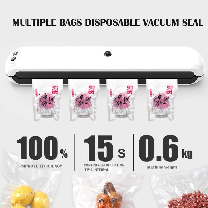 Vacuum Sealer Eectric Machine Food Kitchen Accessories Storage And Shipping Packaging Plastic Bag Home Appliances For Creative Zpaxo