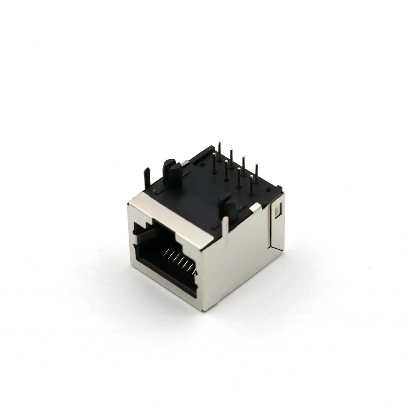RJ45 Right Angle Ethernet 8P8C Single Network Port Female Socket PCB