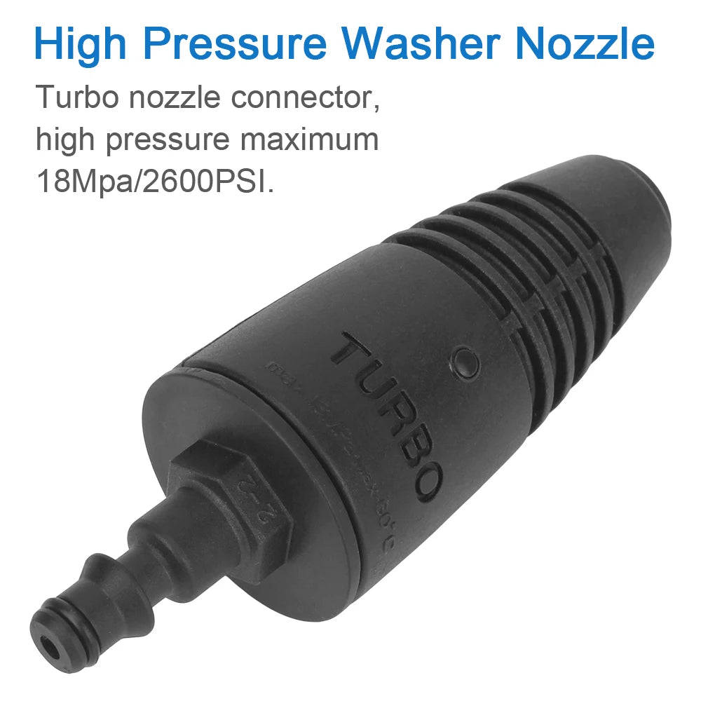 Spray for Karcher Lavor Comet VAX Turbo Nozzle Auto Accessories High Pressure Washer MAX 18Mpa Quick Realse Connector Car Wash Zpaxo