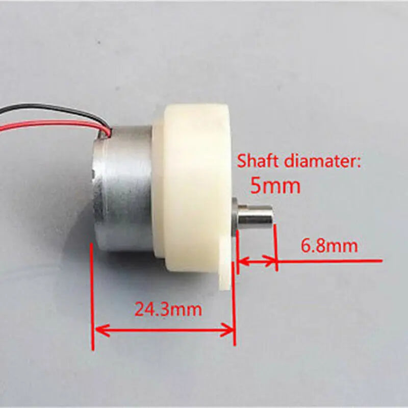 3-9V Mini DC Stability Plastic Gearmotor Micro Low Speed Torque Gear