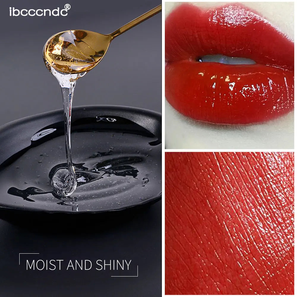 DIY Lipstick Raw Material Moisturizing Matte Transparent Clear Lip Gloss Base Gel Oil Non-stick Gel Lip Gloss Lipgloss Zpaxo