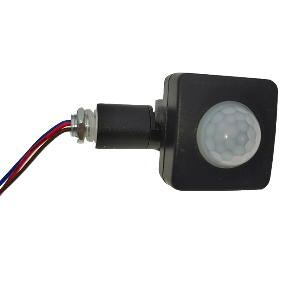 PIR Motion Sensor Outdoor Indoor Infrared Light Switch With LED Light Sensitive AC 85-265V IP65 Time Delay For Home Lighting Zpaxo