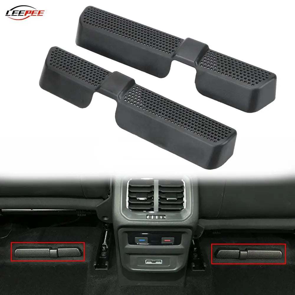 2pcs Car Air Vent Covers Protector Air Conditioner Duct Outlet Exhaust Under Seat Mounting Auto Accessories For VW Touran Tiguan Zpaxo