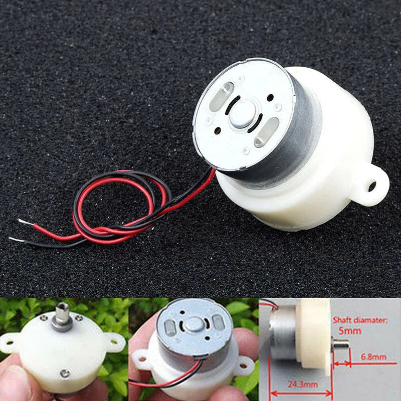 3-9V Mini DC Stability Plastic Gearmotor Micro Low Speed Torque Gear