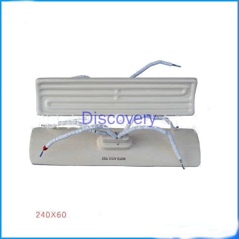 Export Ceramic Far Infrared Ceramic Heater Ceramic Heating Plate 245mmX60mm with Thermocouple Wire Zpaxo Type 6