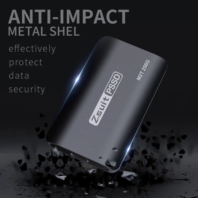 SSD External Hard Drive Portable Solid State Drive 1TB Hard Disk Mobile SSD Type-C USB 3.1 Compatible For PC Laptop Free Shipp Zpaxo