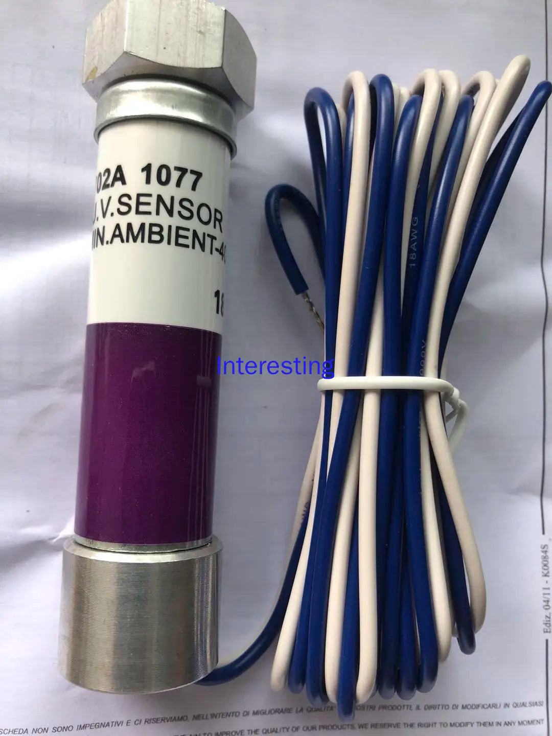 Burner Accessories C7027A Flame UV Probe, Flame Detector, Flame Detector (2-wire) Zpaxo 5pcs