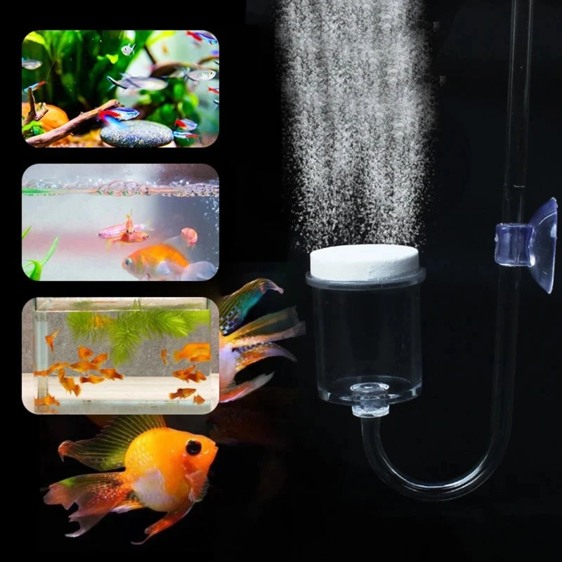 DIY CO2 Diffuser Aquarium Glass Tank Bubble Reactor Solenoid