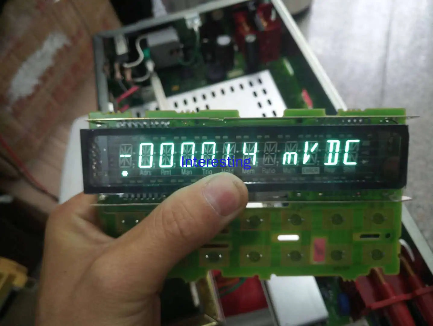 Agilent 34401A Hp34401A VFD Fluorescent Display Zpaxo