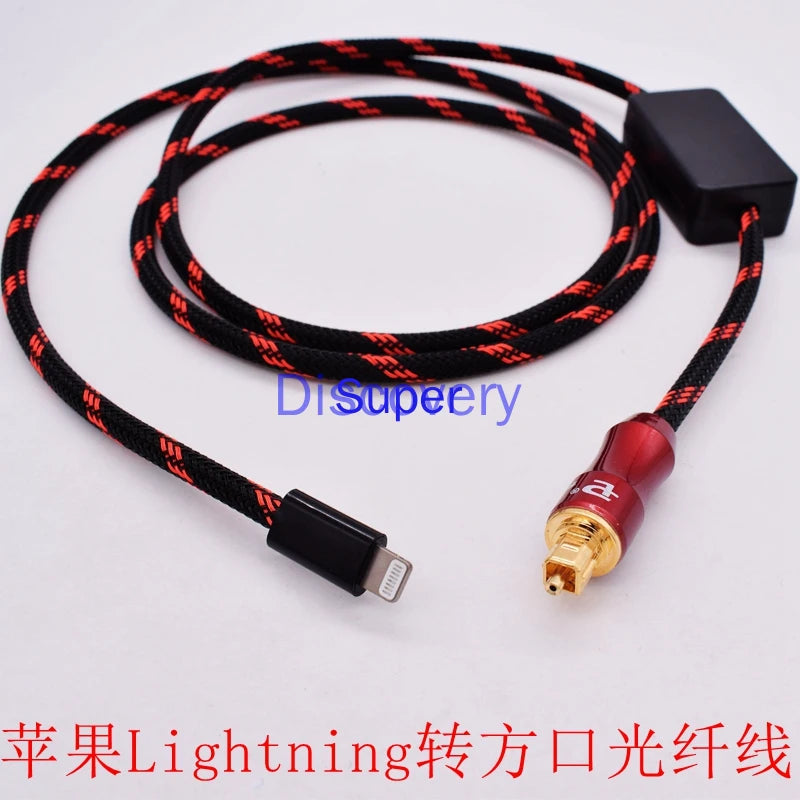 Computer/Apple/Android/Huawei Mobile Phone USB Type C to Fiber Optic Cable Power Amplifier Cable Car DSP Audio Cable Zpaxo