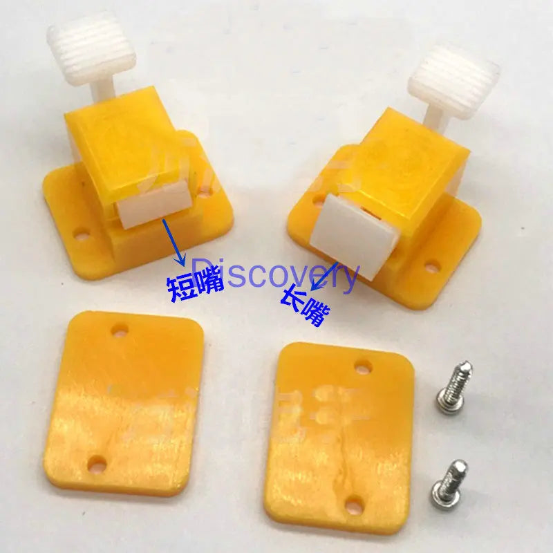 TEC183 Yellow Rack Buckle Huarong Long and Short Mouth Buckle Press Plate Buckle Fixture Test Rack Accessories Zpaxo