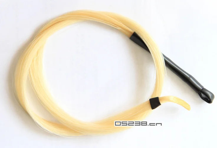 Durable Replacement 32'' Natural White Horse Hair Mongolia Tail Viola